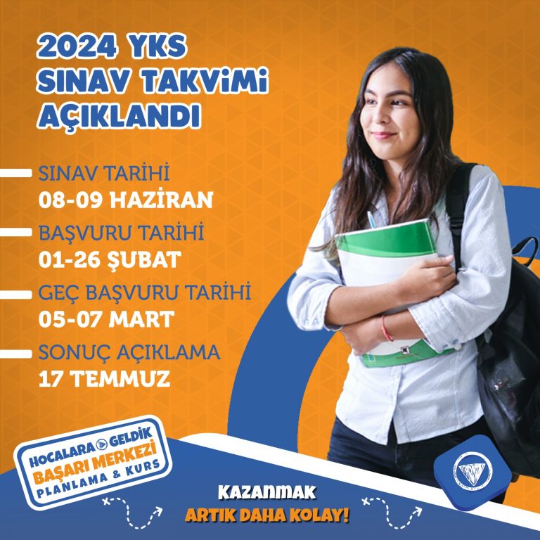 2024 Yükseköğretim Kurumları Sınavı (YKS) takvimi açıklandı!