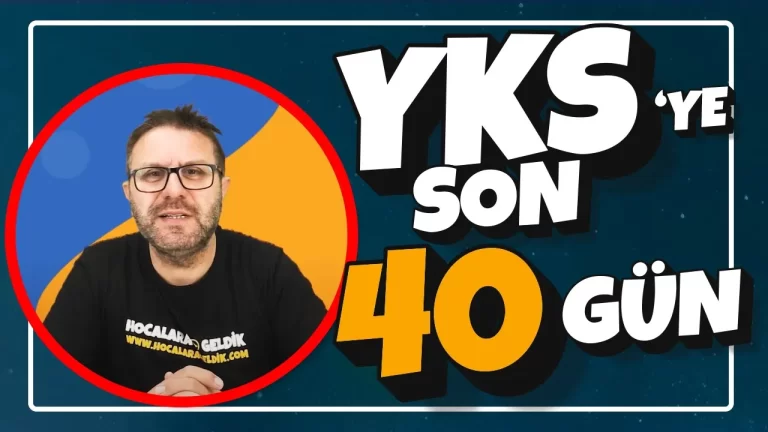 2025 Yks 40gün TYT AYT