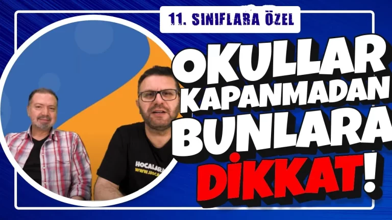 11. Sınıflara Özel yks tyt ayt